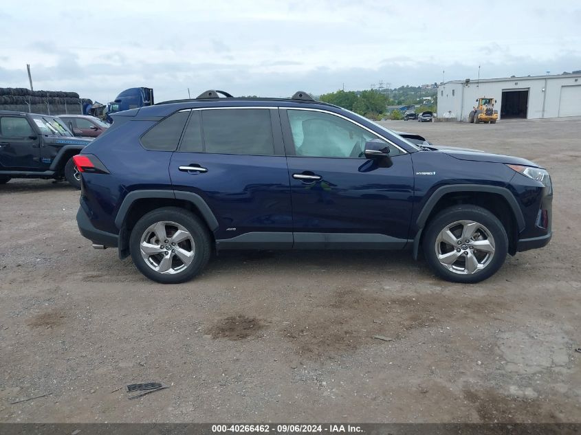 2020 Toyota Rav4 Limited VIN: 2T3DWRFV9LW075996 Lot: 40266462