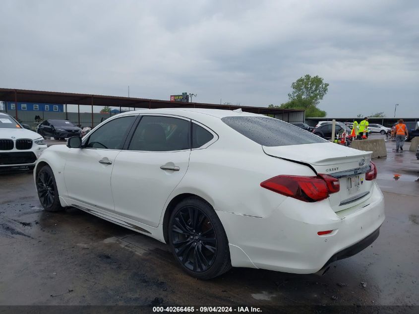 2017 Infiniti Q70L 3.7 VIN: JN1BY1PP3HM170404 Lot: 40266465