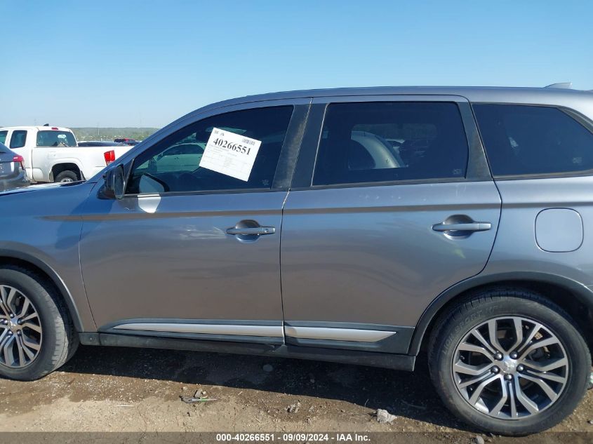 2017 Mitsubishi Outlander Es VIN: JA4AD2A36HZ068172 Lot: 40266551