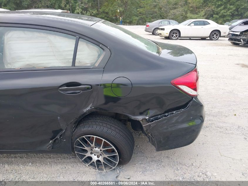 2013 Honda Civic Lx VIN: 19XFB2F54DE007422 Lot: 40266581