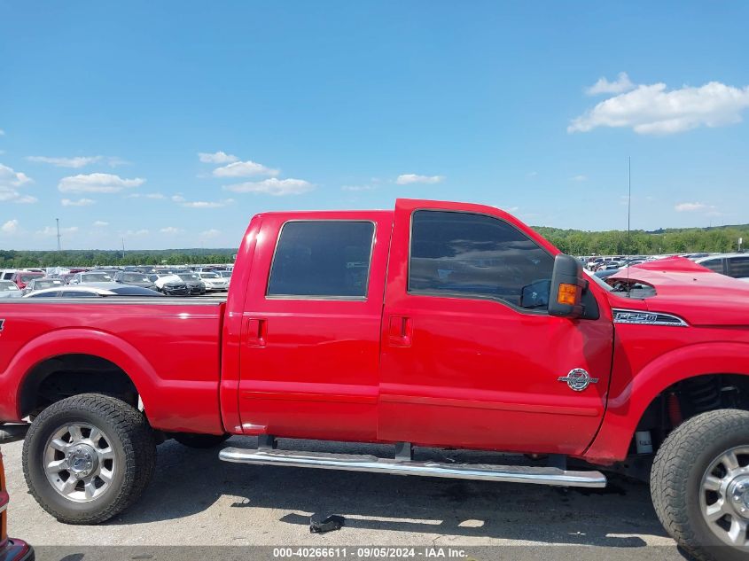 2012 Ford F250 Super Duty VIN: 1FT7W2BT4CEB66898 Lot: 40266611