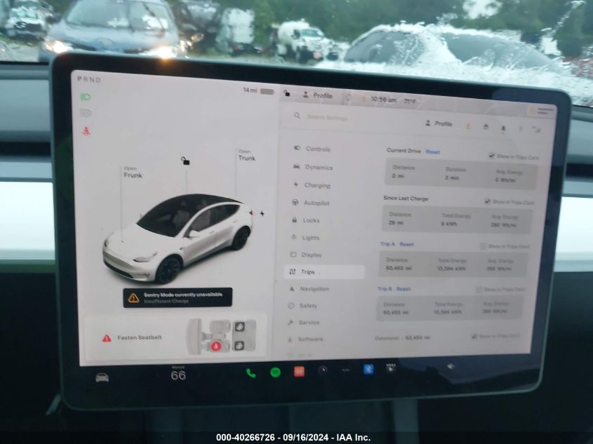 2021 Tesla Model Y VIN: 5YJYGDEEXMF125332 Lot: 40266726