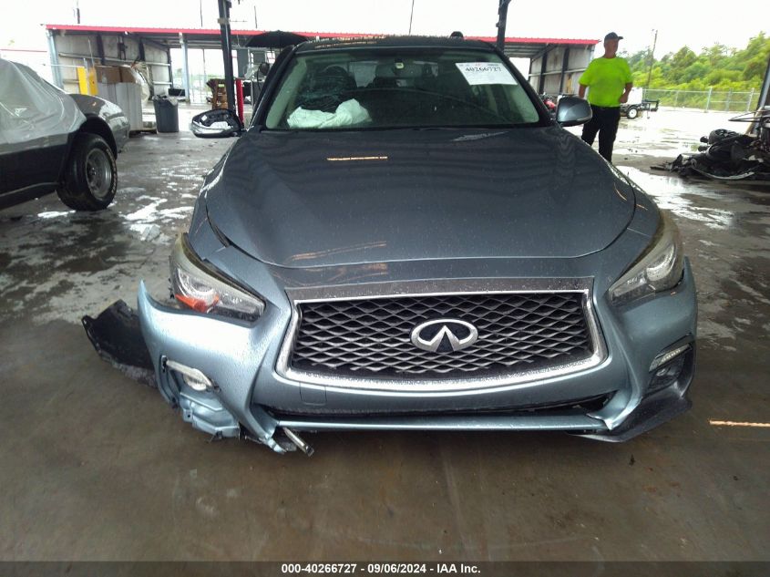 2018 Infiniti Q50 3.0T Luxe/3.0T Sport VIN: JN1EV7AP8JM355572 Lot: 40266727