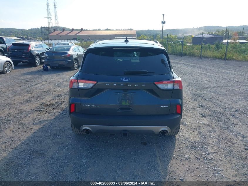 2022 Ford Escape Titanium VIN: 1FMCU9J94NUA04597 Lot: 40266833