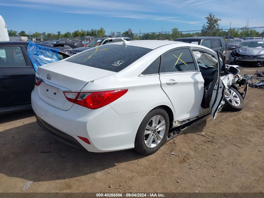 2014 Hyundai Sonata Gls VIN: 5NPEB4AC4EH943972 Lot: 40266886