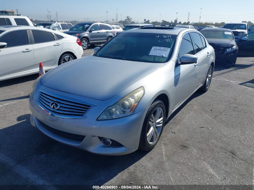 2012 Infiniti G37 Sport VIN: JN1CV6AP1CM629649 Lot: 40266901