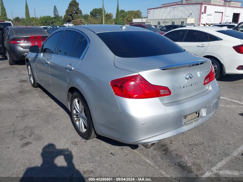 2012 Infiniti G37 Sport VIN: JN1CV6AP1CM629649 Lot: 40266901