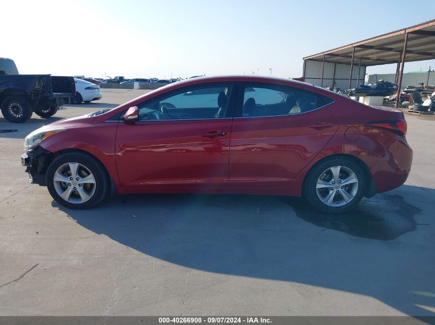 2016 Hyun Elantra Value Editio Value Edition VIN: KMHDH4AE4GU599916 Lot: 40266908