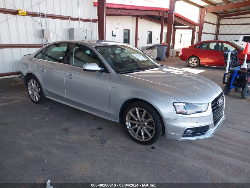 2014 Audi A4 Premium Plus VIN: WAUFFAFL6EA070505 Lot: 40266918