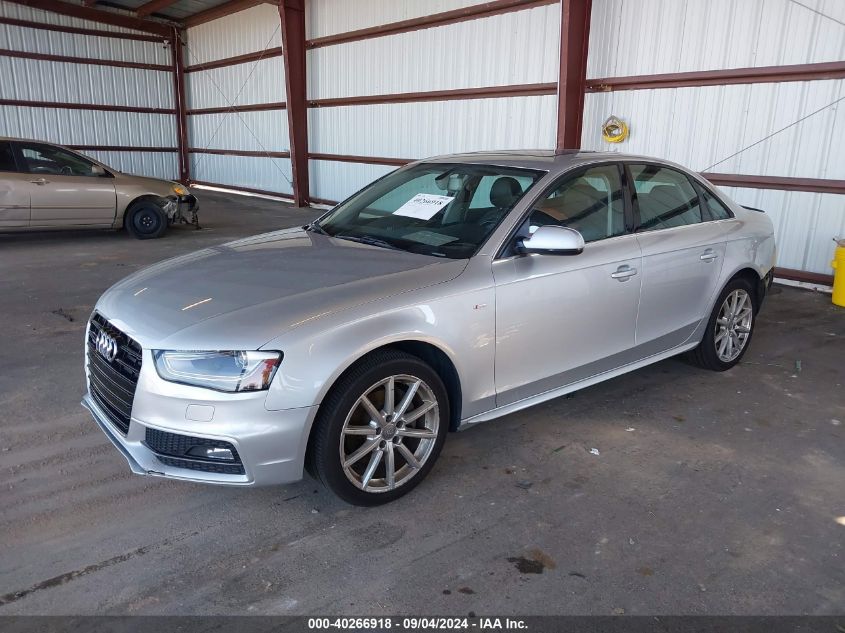 2014 Audi A4 Premium Plus VIN: WAUFFAFL6EA070505 Lot: 40266918