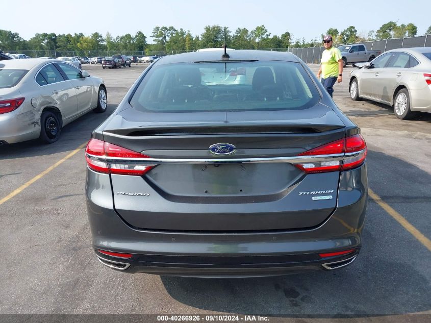 2017 Ford Fusion Titanium VIN: 3FA6P0K99HR169887 Lot: 40266926