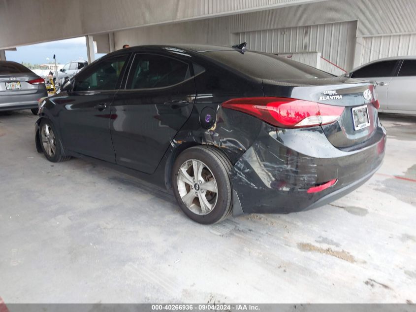 2016 HYUNDAI ELANTRA VALUE EDITION - KMHDH4AE5GU520639