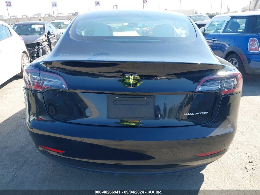 2020 Tesla Model 3 Long Range Dual Motor All-Wheel Drive VIN: 5YJ3E1EB1LF622417 Lot: 40266941