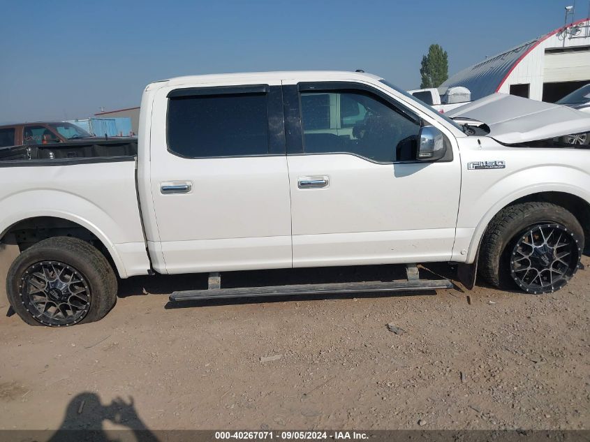 2015 Ford F-150 Platinum VIN: 1FTEW1EG3FFB85599 Lot: 40267071