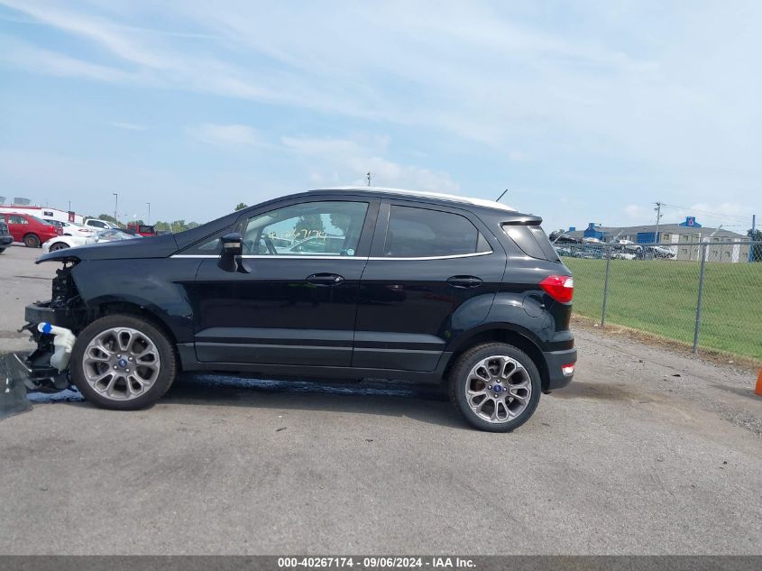 2019 Ford Ecosport Titanium VIN: MAJ6S3KLXKC307700 Lot: 40267174