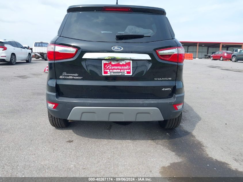 2019 Ford Ecosport Titanium VIN: MAJ6S3KLXKC307700 Lot: 40267174