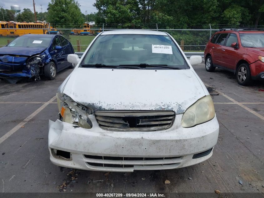 2003 Toyota Corolla Le VIN: JTDBR32EX32003473 Lot: 40267209