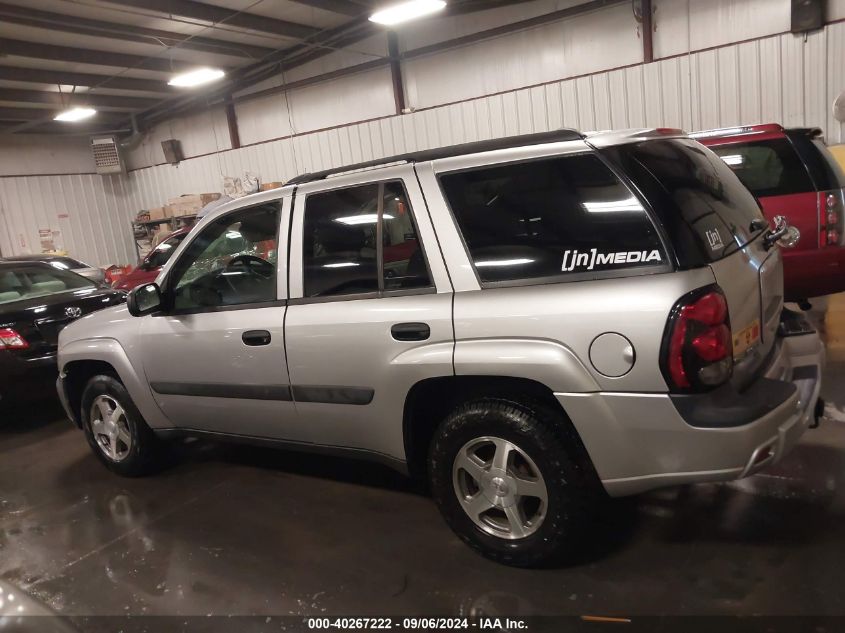 2005 Chevrolet Trailblazer Ls VIN: 1GNDT13S552260022 Lot: 40267222