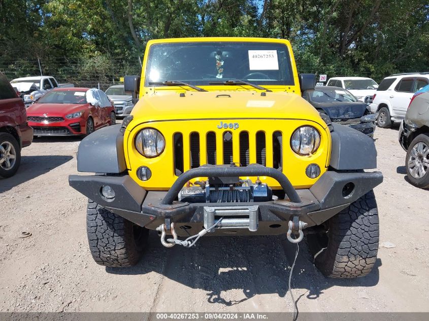 2015 Jeep Wrangler Unlimited Sport VIN: 1C4BJWDG2FL654120 Lot: 40267253