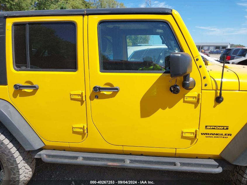 2015 Jeep Wrangler Unlimited Sport VIN: 1C4BJWDG2FL654120 Lot: 40267253