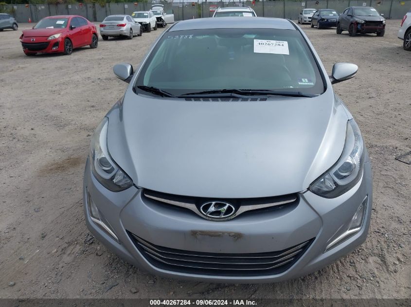 2015 Hyundai Elantra Limited VIN: 5NPDH4AE7FH578135 Lot: 40267284