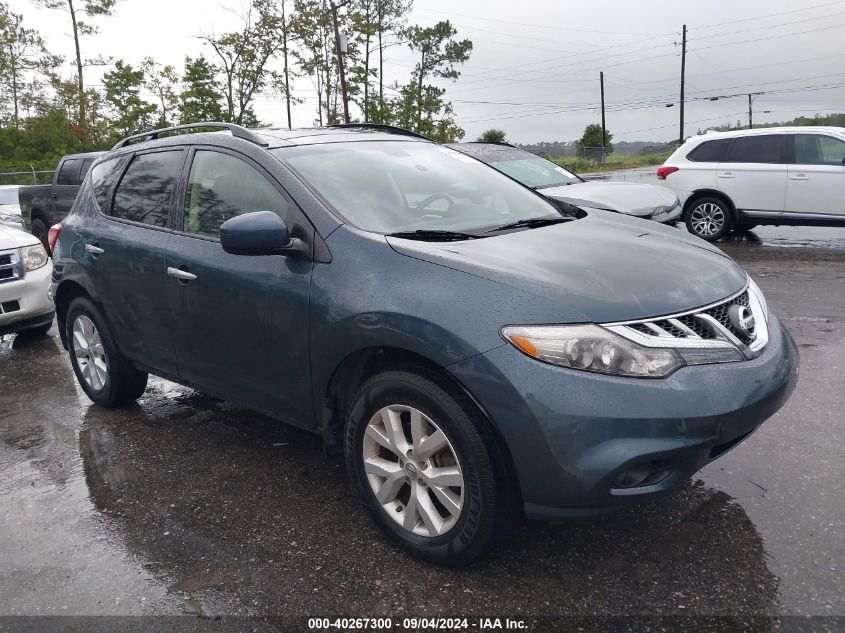 2014 Nissan Murano Sl VIN: JN8AZ1MU0EW405300 Lot: 40267300