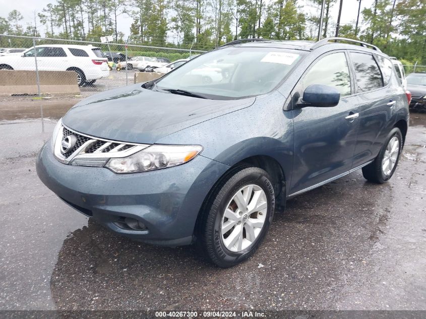 2014 Nissan Murano Sl VIN: JN8AZ1MU0EW405300 Lot: 40267300