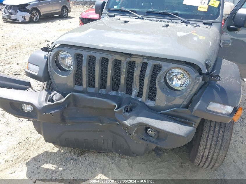 2022 Jeep Wrangler Unlimited Sport S 4X4 VIN: 1C4HJXDG1NW225077 Lot: 40267330