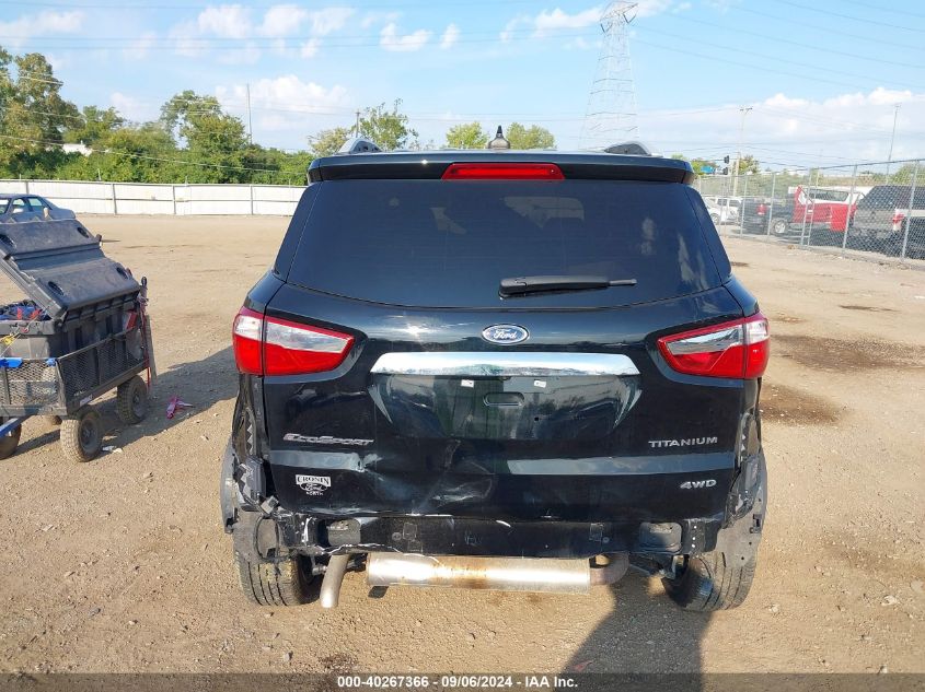 2022 Ford Ecosport Titanium VIN: MAJ6S3KL9NC473615 Lot: 40267366