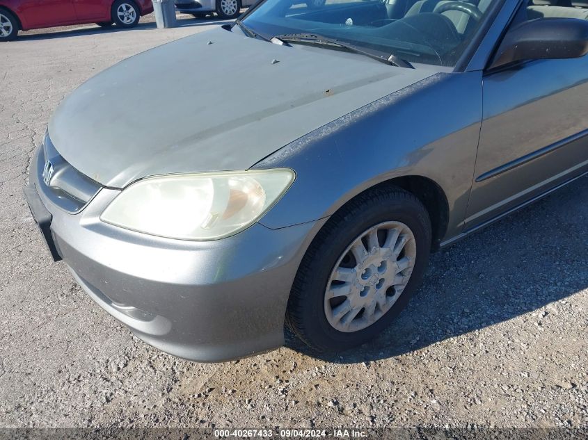 2004 Honda Civic Lx VIN: 2HGES16534H522293 Lot: 40267433