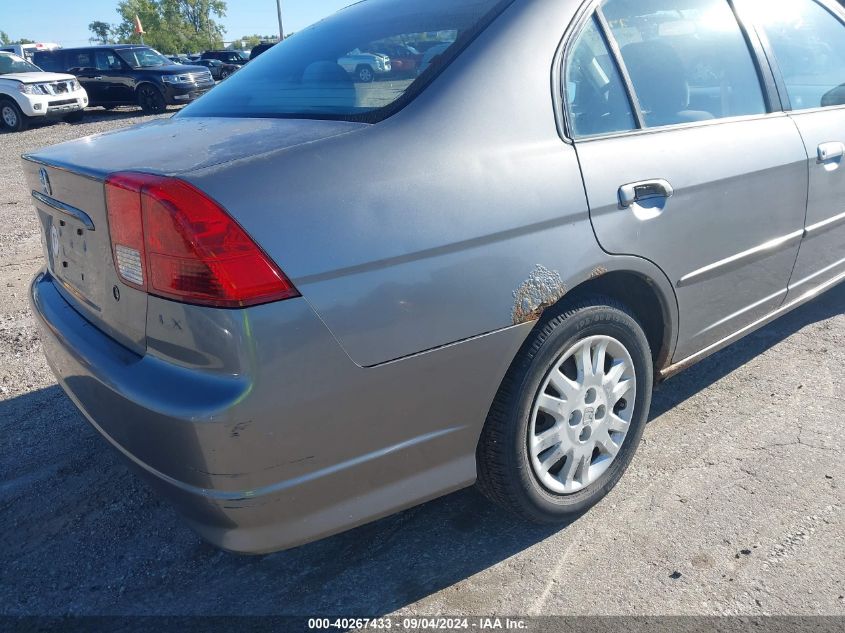 2004 Honda Civic Lx VIN: 2HGES16534H522293 Lot: 40267433