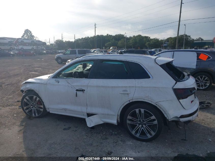 2018 Audi Sq5 3.0T Premium Plus VIN: WA1C4AFY3J2121092 Lot: 40267449