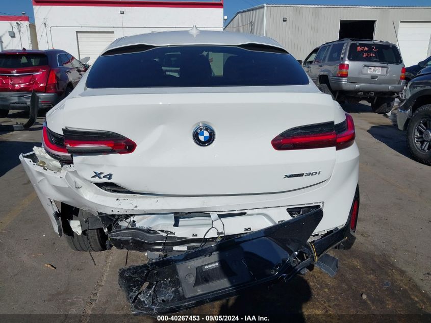 2022 BMW X4 xDrive30I VIN: 5UX33DT01N9J20785 Lot: 40267453