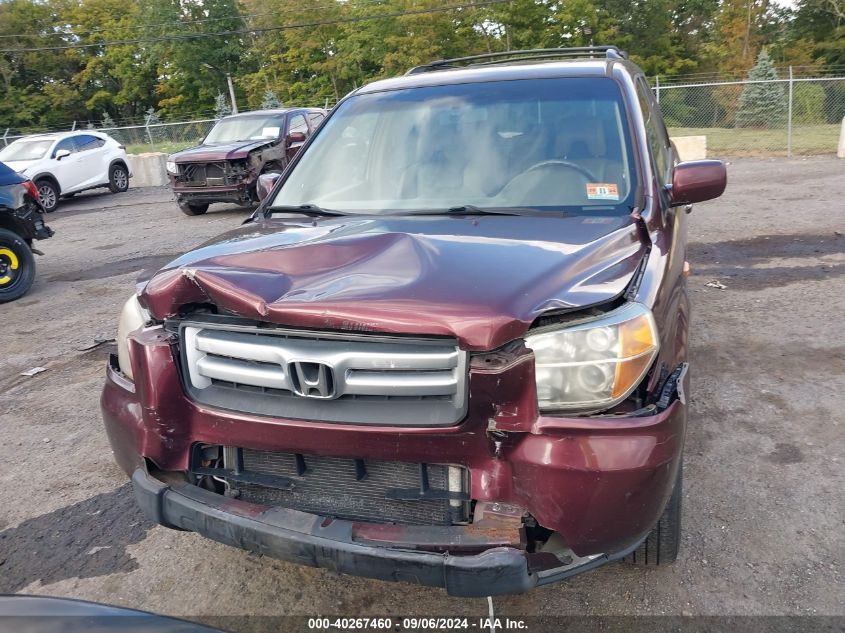 2007 Honda Pilot Ex-L VIN: 2HKYF18687H521576 Lot: 40267460