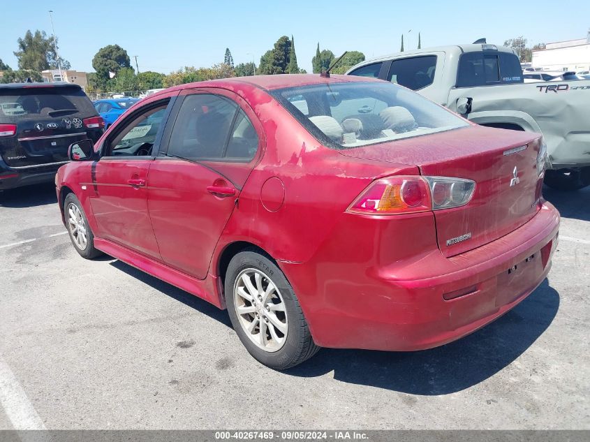 2010 Mitsubishi Lancer Es/Es Sport VIN: JA32U2FU8AU018709 Lot: 40267469