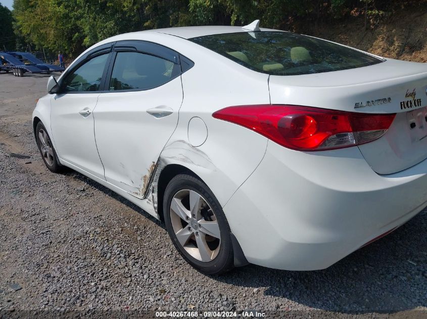 2013 Hyundai Elantra Gls VIN: 5NPDH4AE8DH206414 Lot: 40267468