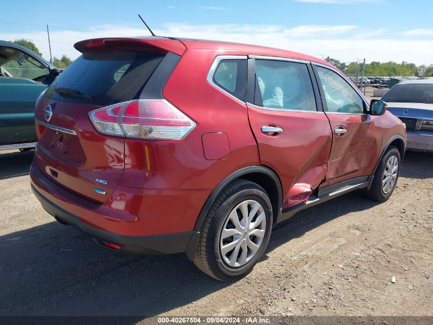 VIN 5N1AT2MV7EC765155 2014 Nissan Rogue, S no.4