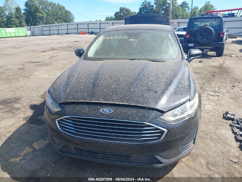 2019 Ford Fusion Se VIN: 3FA6P0HD3KR279966 Lot: 40267509