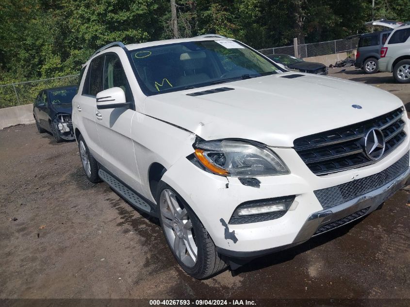 2013 Mercedes-Benz Ml 350 4Matic VIN: 4JGDA5HB1DA122895 Lot: 40267593