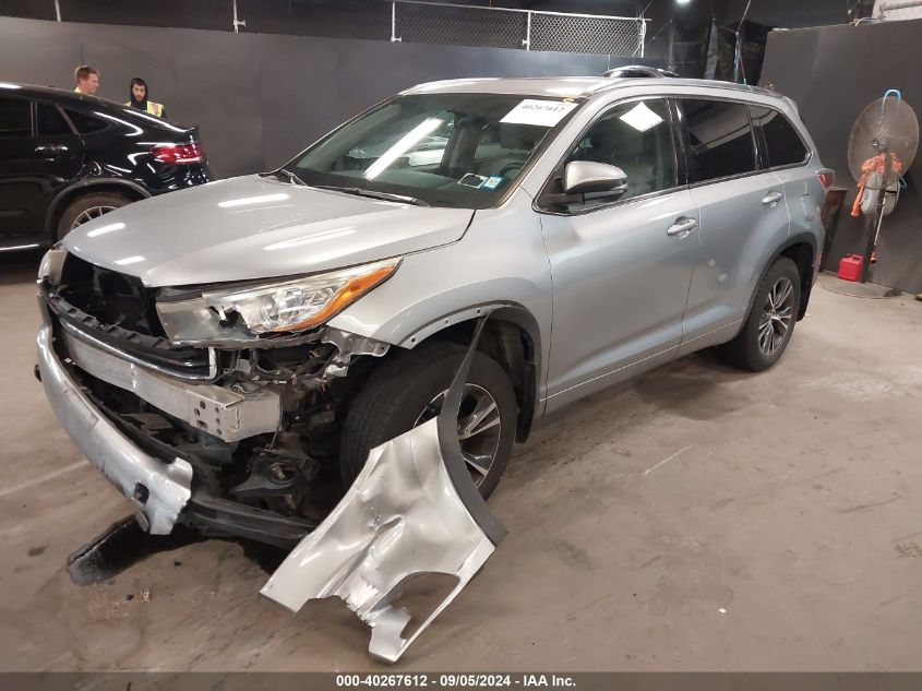 5TDJKRFH7GS285755 2016 TOYOTA HIGHLANDER - Image 2