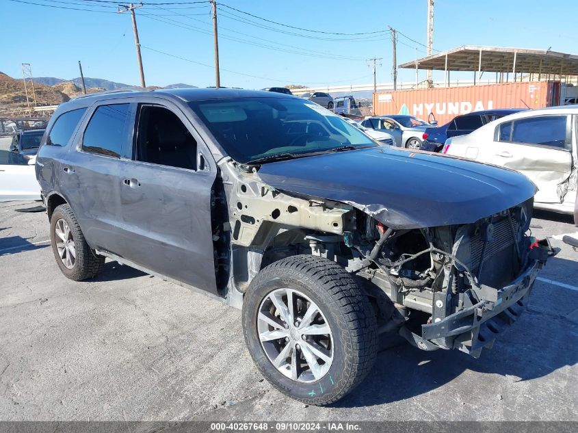 2016 Dodg Durango Limited Awd Limited VIN: 1C4RDJDG2GC412843 Lot: 40267648