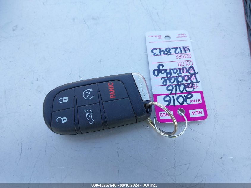 2016 DODGE DURANGO LIMITED - 1C4RDJDG2GC412843