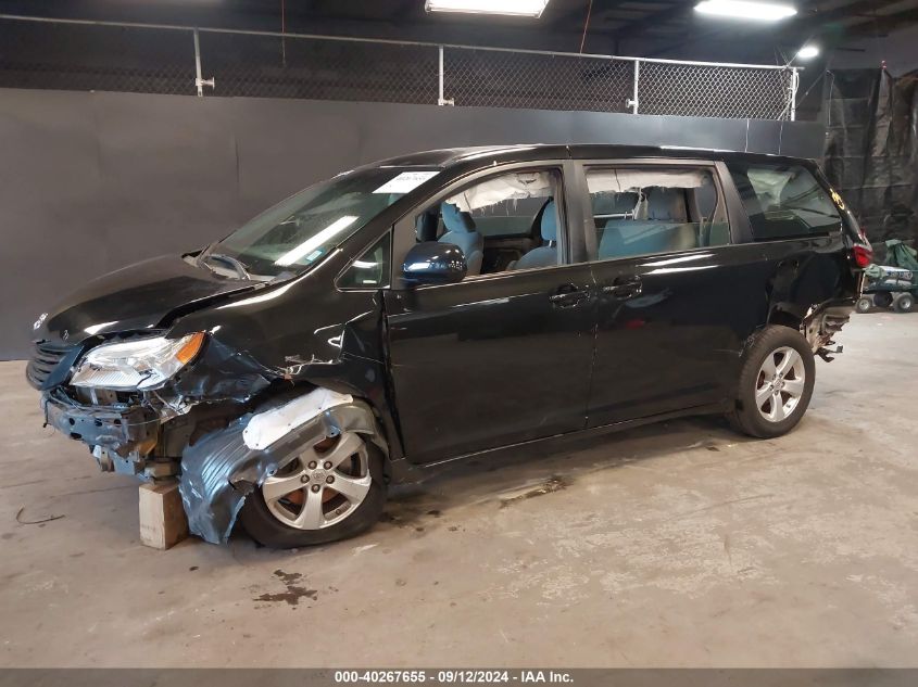 5TDZK3DC7GS694863 2016 TOYOTA SIENNA - Image 2