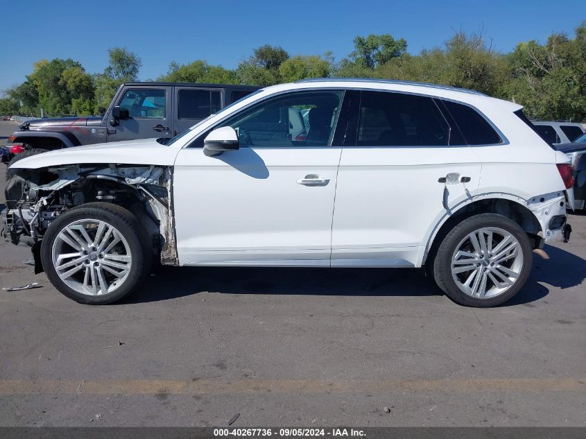 2018 Audi Q5 Premium Plus VIN: WA1BNAFY3J2133123 Lot: 40267736