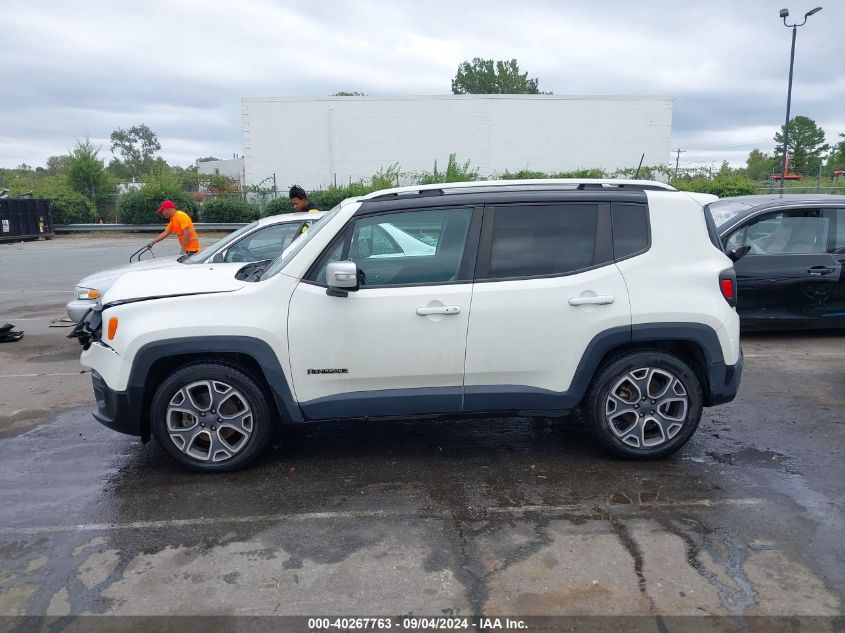 2018 Jeep Renegade Limited Fwd VIN: ZACCJADB3JPG19067 Lot: 40267763