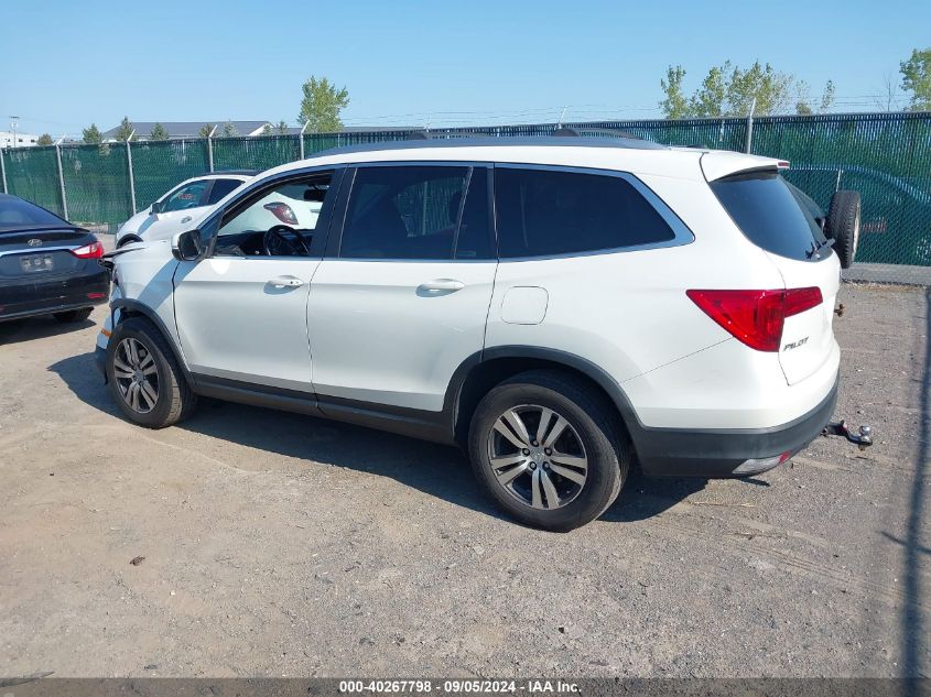 2016 Honda Pilot Exl VIN: 5FNYF6H84GB015756 Lot: 40267798