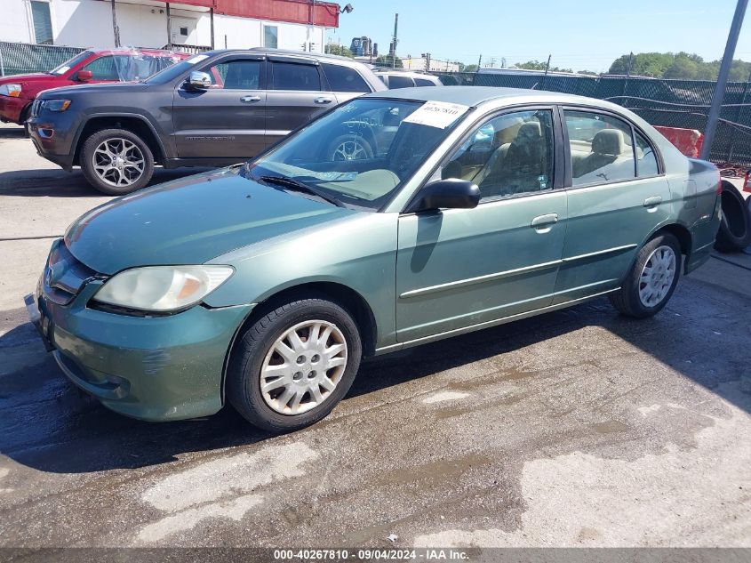 2004 Honda Civic Lx VIN: 2HGES16644H573035 Lot: 40267810