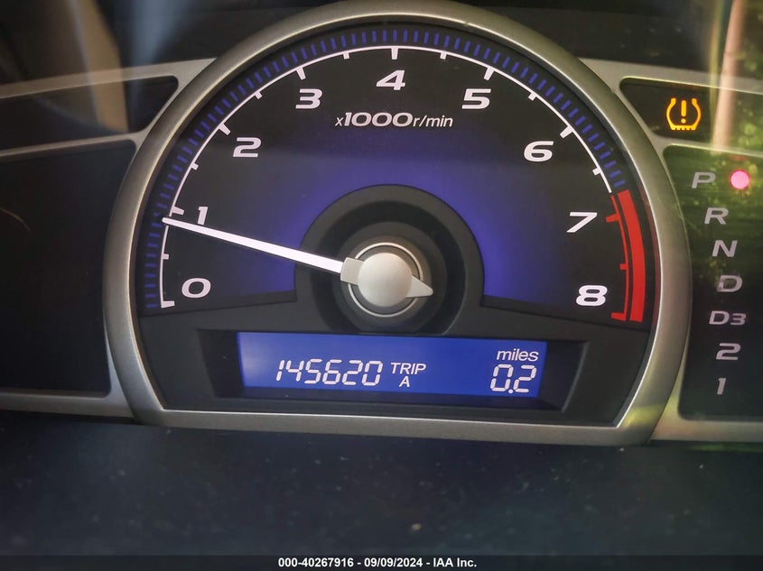 2009 Honda Civic Gx VIN: 19XFA46519E000031 Lot: 40267916