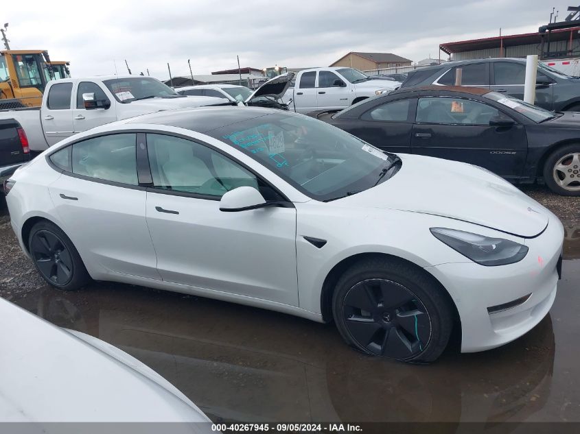 2021 Tesla Model 3 VIN: 5YJ3E1EAXMF093882 Lot: 40267945