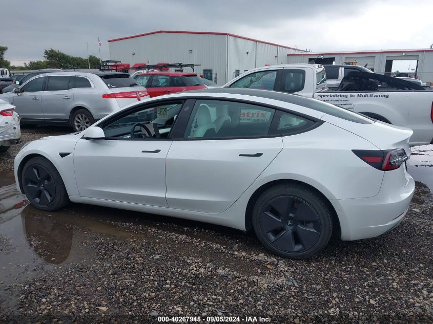 2021 Tesla Model 3 VIN: 5YJ3E1EAXMF093882 Lot: 40267945